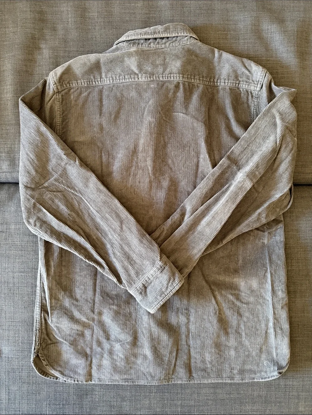 Levi's Light Gray Corduroy Workshirt - Picture 5 of 5